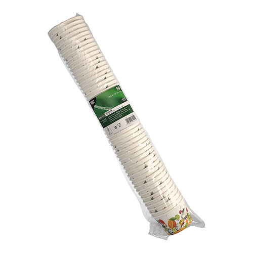 50 Eisbecher, Pappe rund 125 ml Ø 7,5 cm · 5 cm farbig "Früchte" von PAPSTAR