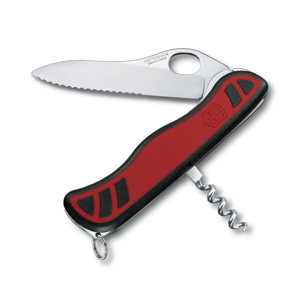 Victorinox Alpineer MW Grip, 111 mm, rot/schwarz