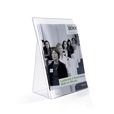 DURABLE Prospekthalter 21 x 30 x 12,5 cm (B x H x T) DIN A4 Polystyrol glasklar 1 Fach 2 St./Pack.