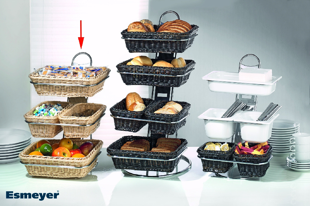 -Buffet-Leiter -LITTLE GN- 31,5 x 41,5 cm, H: 48 cm Metall, verchromt