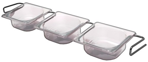 NEUMÄRKER Topping-System Tower 3x GN 1/6 - 65 mm tief, 1 Stück