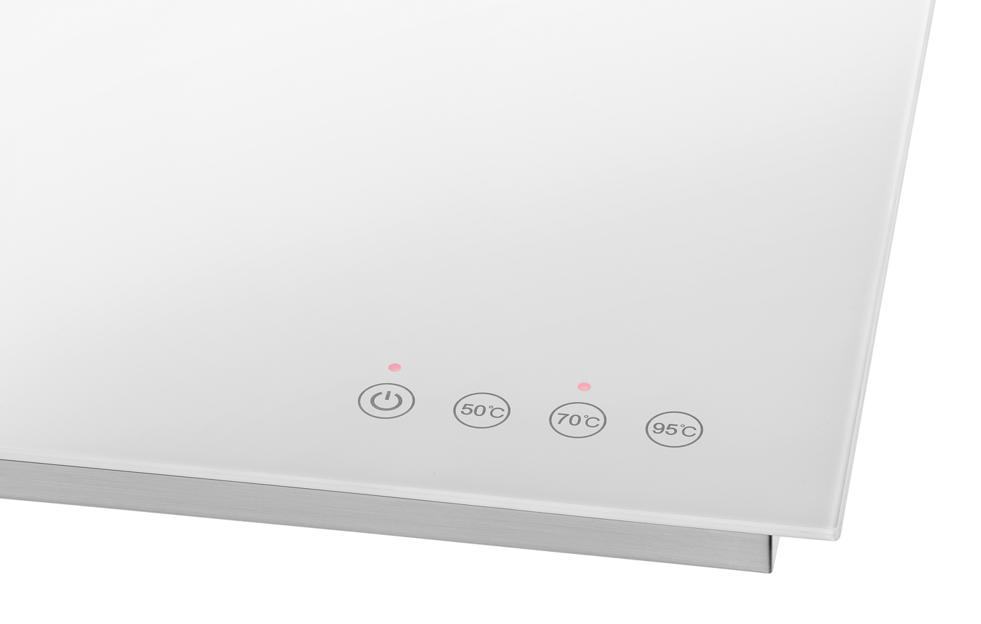 Bartscher Warmhalteplatte WP230S-EB 1/1 |Gastronorm: 1/1 GN | Maße: 54,5 x 34 x 4,5 cm.Gewicht: 2,8 kg