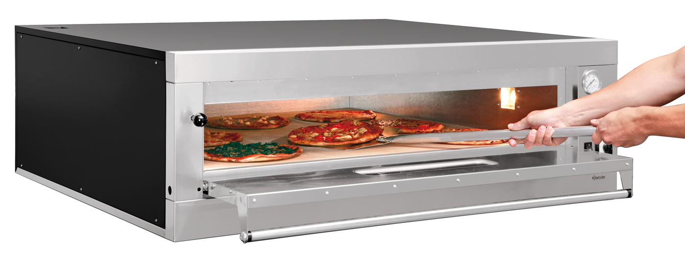Bartscher Pizzaofen ET 105, 1BK 1050x1050 |Spannung: 400 V | Maße: 131 x 127 x 42,0 cm.Gewicht: 143 kg