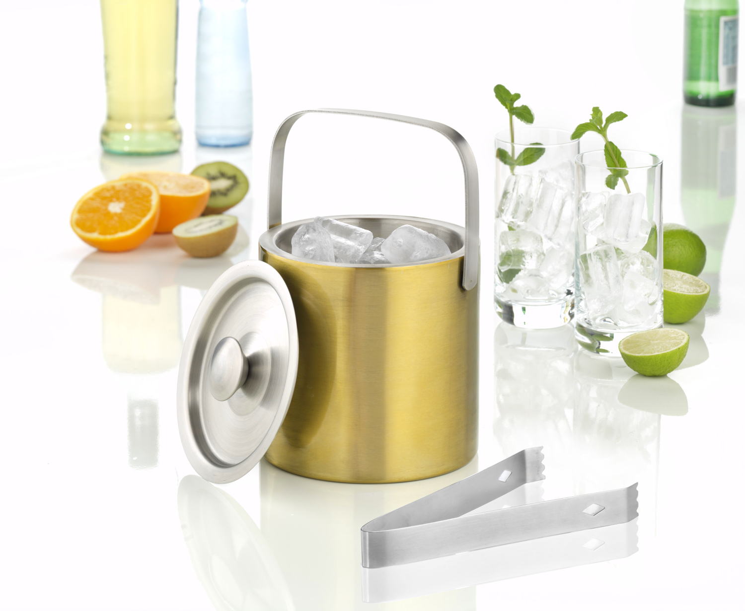 Eiskühler / Eiseimer ICELAND, 1,3 Liter, goldfarbig