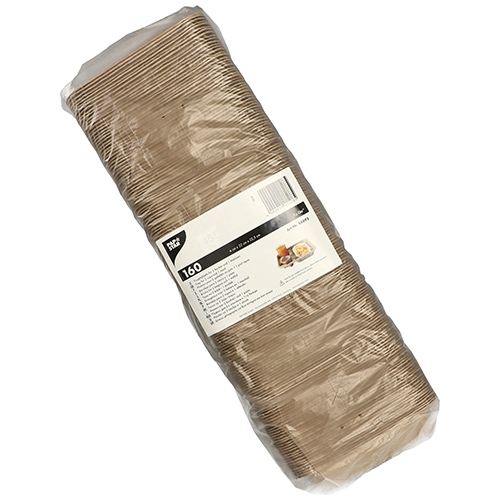 PAPSTAR 160 Tragetabletts, Pappe "To Go" 4 cm x 25 cm x 22,5 cm für 2 Becher + Mahlzeit
