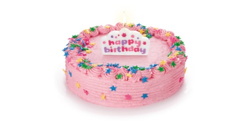 Kerze DELICIA KIDS, happy birthday, blau