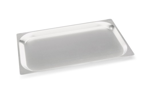 GN Einschubblech. GN 1/1, Chromnickelstahl. mit glattem Rand.