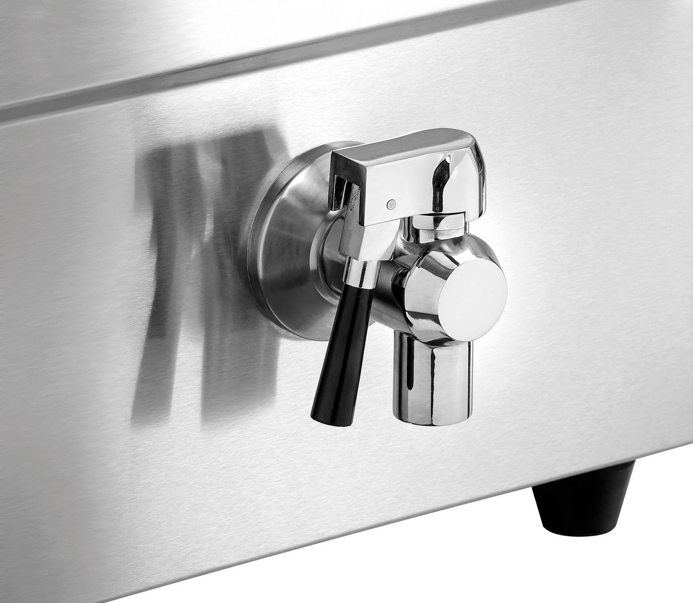 Bartscher Induktions-Fritteuse 2x8L Plus |Eigenschaften: Heizelement aus Kupfer | Maße: 58x 57,5 x 41,5 cm. Gewicht: 23 kg