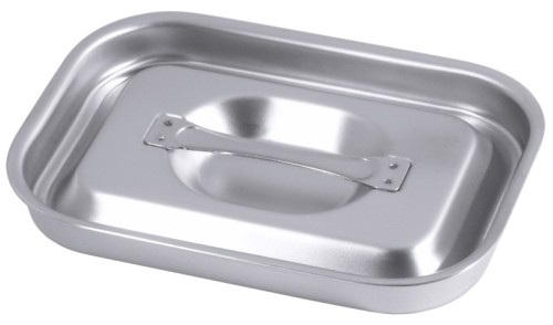 Deckel  zu Bain Marie-Einsätze Serie C / klein aus Edelstahl 18/10, seidenmatt poliert, stapelbar, schwere Qualität