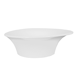 Schüssel rund 23 cm - Form: Calla - weiss - aus, Porzellan. Hersteller: Eschenbach. "Made in, Germany".