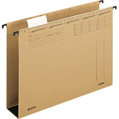 Leitz Hängesammler ALPHA® DIN A4 60mm Natronkarton, recycelt naturbraun