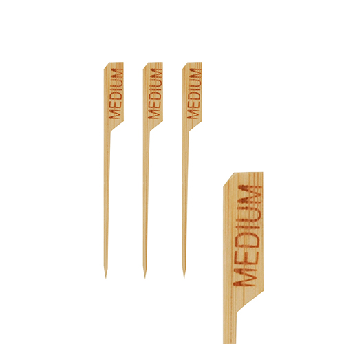 250 Steak-Marker 9 cm "MEDIUM" von PAPSTAR