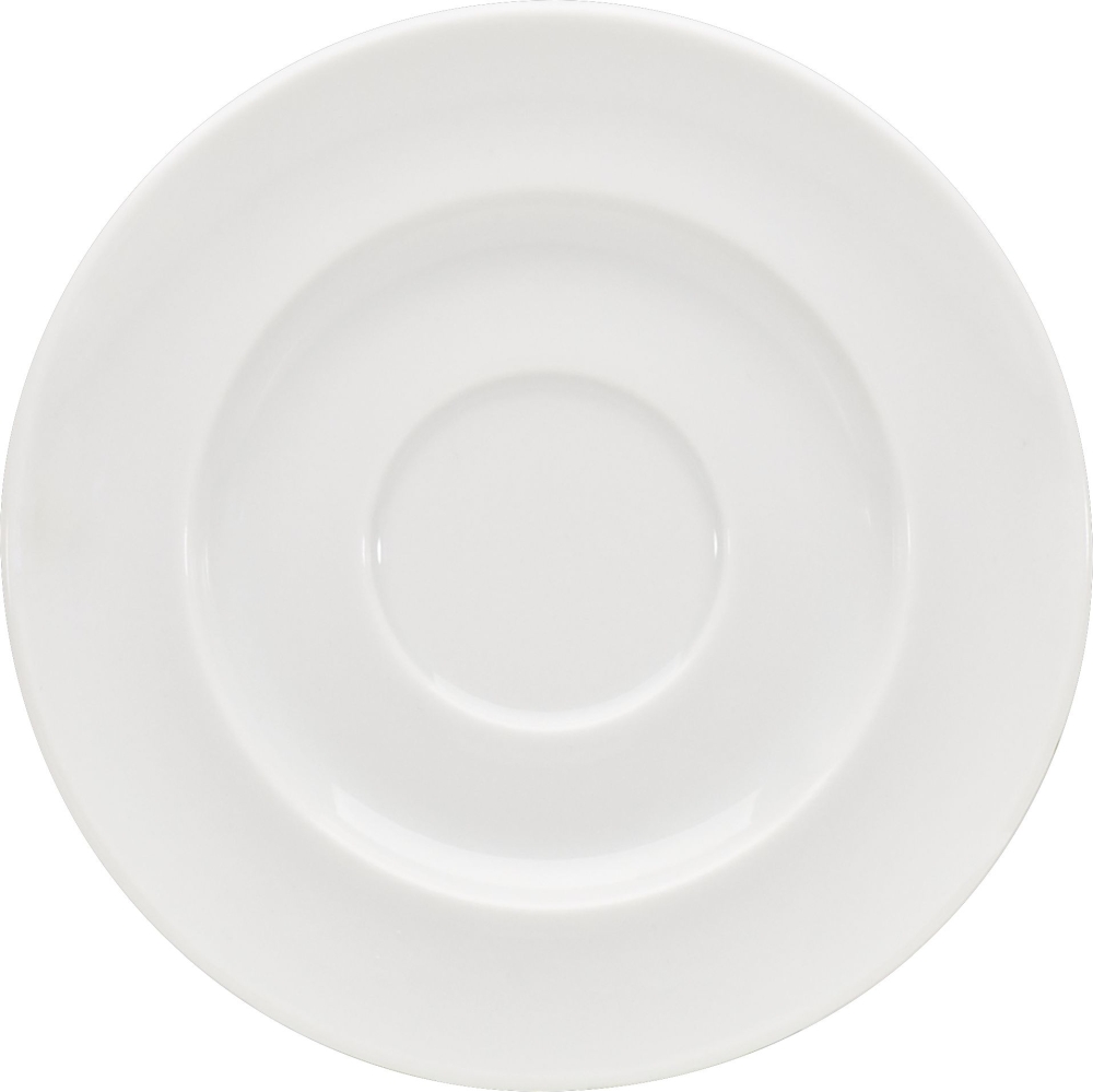 Bauscher Kombi-Untertasse ENJOY, Durchmesser: 160 mm, Höhe: 19 mm, in der Farbe uni weiss.