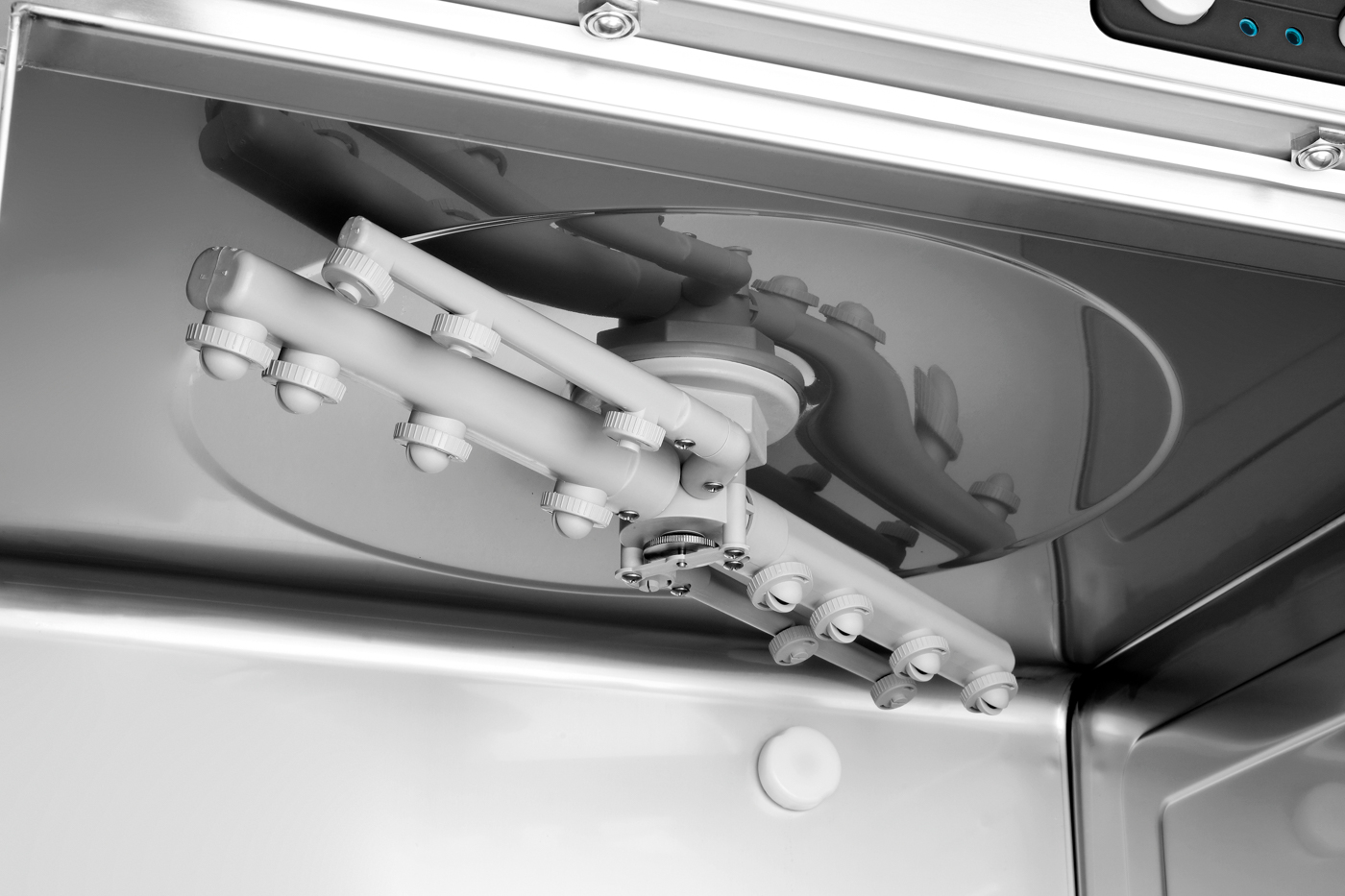 Bartscher Spülmaschine US C500 LPWR | Teller-Höhemax.: 345 mm | Maße: 59 x 62 x 84,0 cm. Gewicht:60 kg