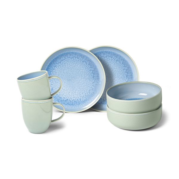 Villeroy & Boch Crafted Blueberry Fruehstuecks Set 6-teilig