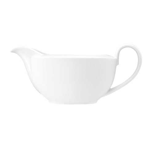Seltmann Sauciere 0,45 l, rund, Form: Community, weiss, hohe Kantenschlagfestigkeit, Made in Germany