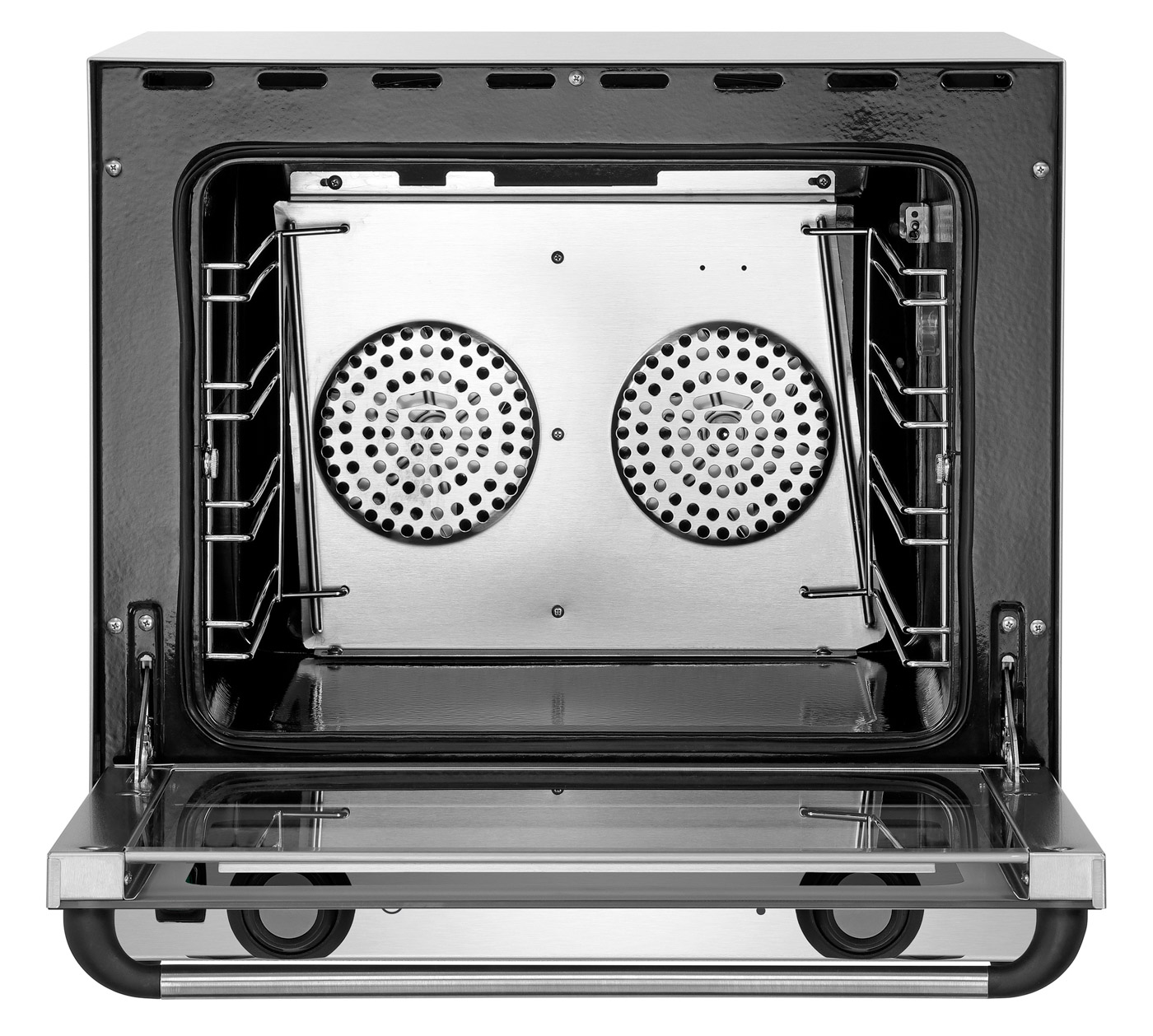 Bartscher Heißluftofen AT90-MDI |Lüftergeschwindigkeit: 1 Stufe | Maße: 59,5 x61,5 x 58,0 cm. Gewicht: 38,4 kg