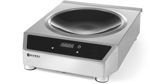 HENDI Induktionswok Modell 3500 - 3500 W - 340x450x(H)120 mm 230 V