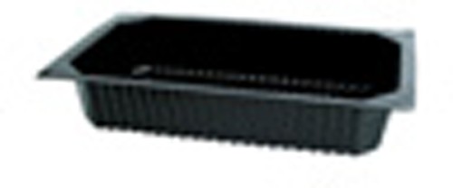 Duni PP-Schale 1/4 GN 265 x 162 x 50 mm Schwarz ungeteilt, 200 Stk/Krt (1 x 200 Stk)