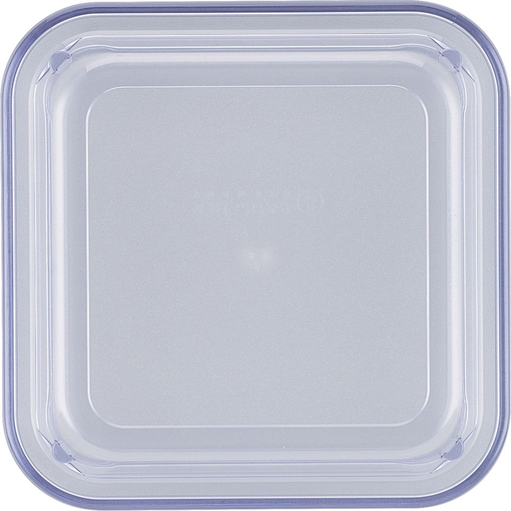 BAUSCHER kunststoffdeckel Deckel transp.-blau hoch 119 x 119 mm