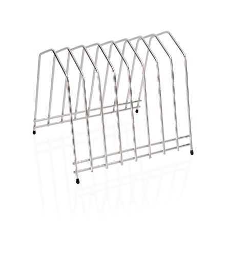 Schneidbretthalter. für 3 cm breite Schneidbretter. Chromnickelstahl. für 8