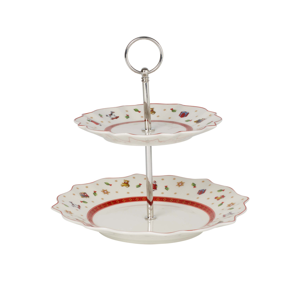 Villeroy und Boch Etagere klein - Maße: 24,5 x 24,5 x 3,7 cm / Ser.: Toy's Delight