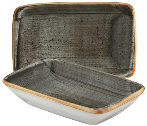 Aura Space Moove Rechteckschale 16 x 9cm * - Bonna Premium Porcelain