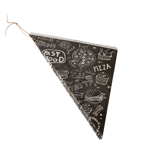 1000 Spitztüten, Pergament-Ersatz 27 cm x 19 cm x 19 cm "Fastfood" Füllinhalt 125 g, fettdicht von PAPSTAR