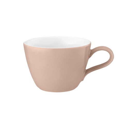 Seltmann Obere zur Kaffeetasse 0,19 l M5389, rund, Form: Coup Fine Dining, Dekor: 57270 altrosa, hohe Kantenschlagfestigkeit, Made in