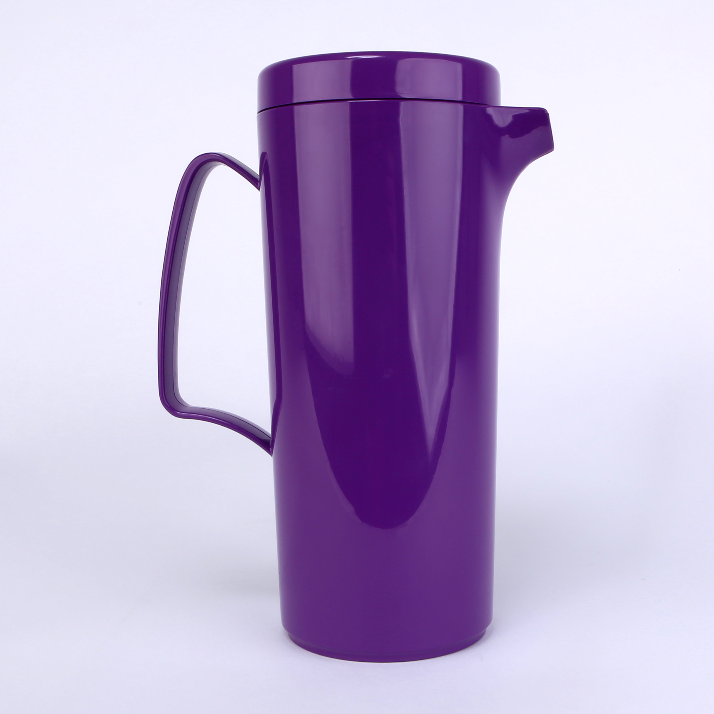 vaLon Zephyr Kanne 1 Liter mit Deckel aus Kunststoff in der Farbe blumenlila, schadstofffrei