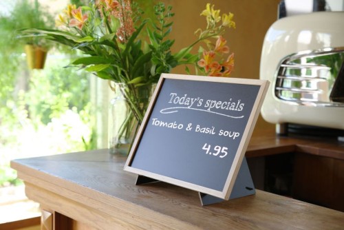 Kreidetafel, 400x600 mm, mit Ständer