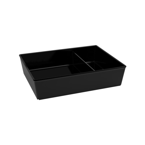 Ornamin Boxy Bernd mit Steg, 900ml schwarz