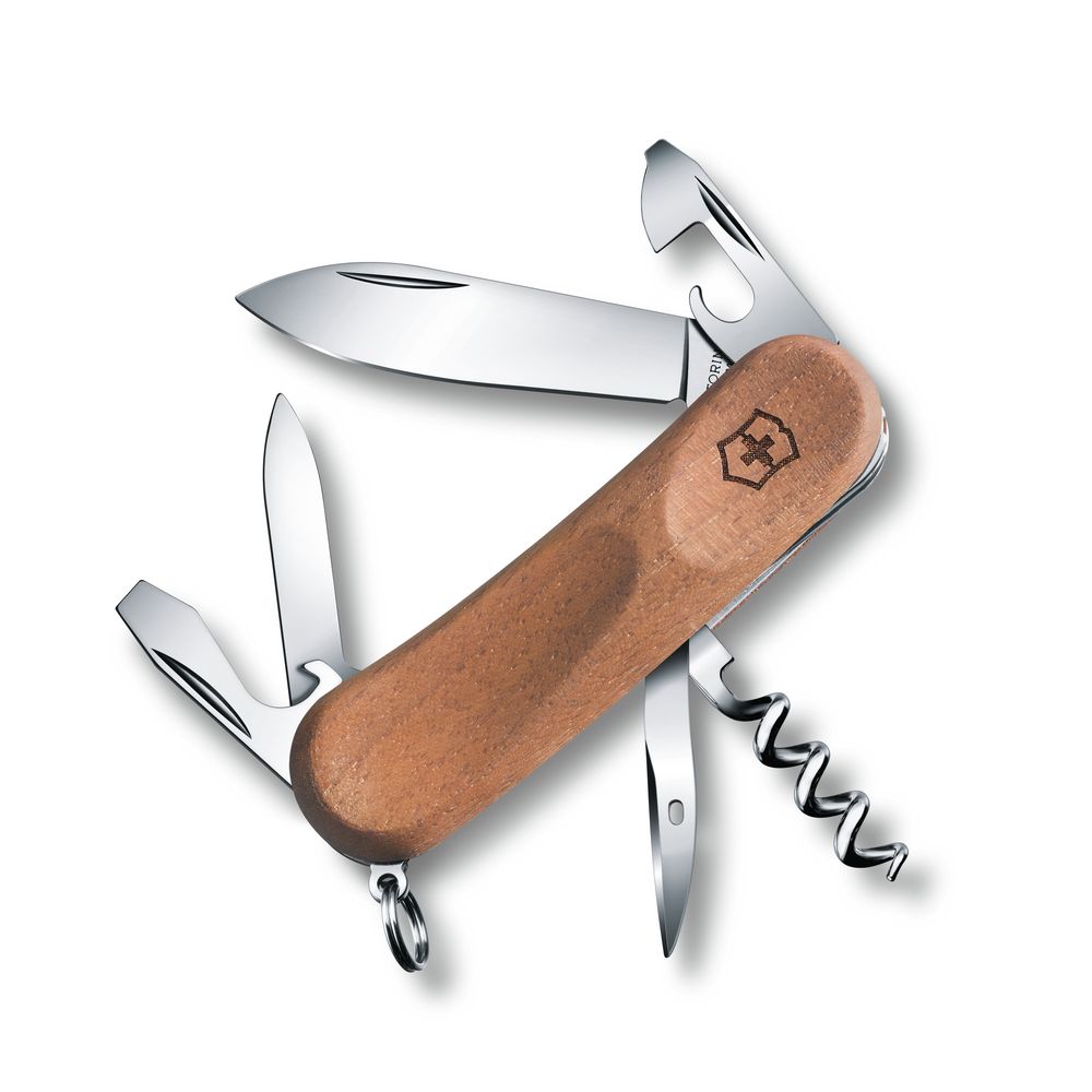 Victorinox EvoWood 10, 85mm, Nussbaumholz