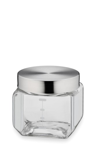 Vorratsdose Isa Glas transparent 11,0x11,0x11,0 cm 0,75l von Kela