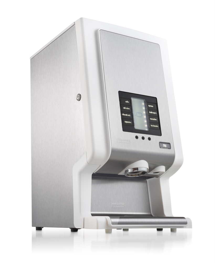 BONAMAT Rivero 12 Kaffeevollautomat für Bag-in-Box Flüssigkonzentrat- und Instantzutaten, programmierbare Zubereitungsmengen über Wahltasten