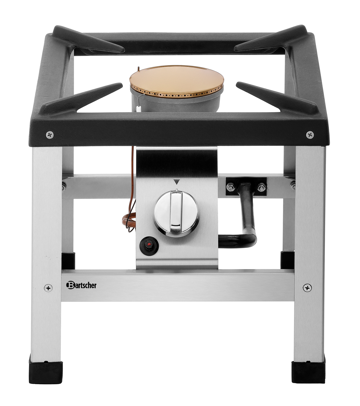 Bartscher Hockerkocher G-1KB 1K680 | Betriebsart:Gas | Maße: 40 x 44 x 38,5 cm. Gewicht: 12,6 kg