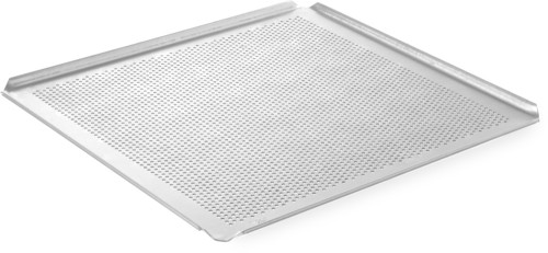 HENDI Backblech - perforiert GN 2/3 - mit 4 Aufkantungen - 354x325x(H)10 mm