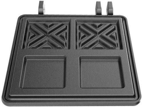 NEUMÄRKER X-Waffel Backplattensatz für Backsystem unbeschichteter Grauguss