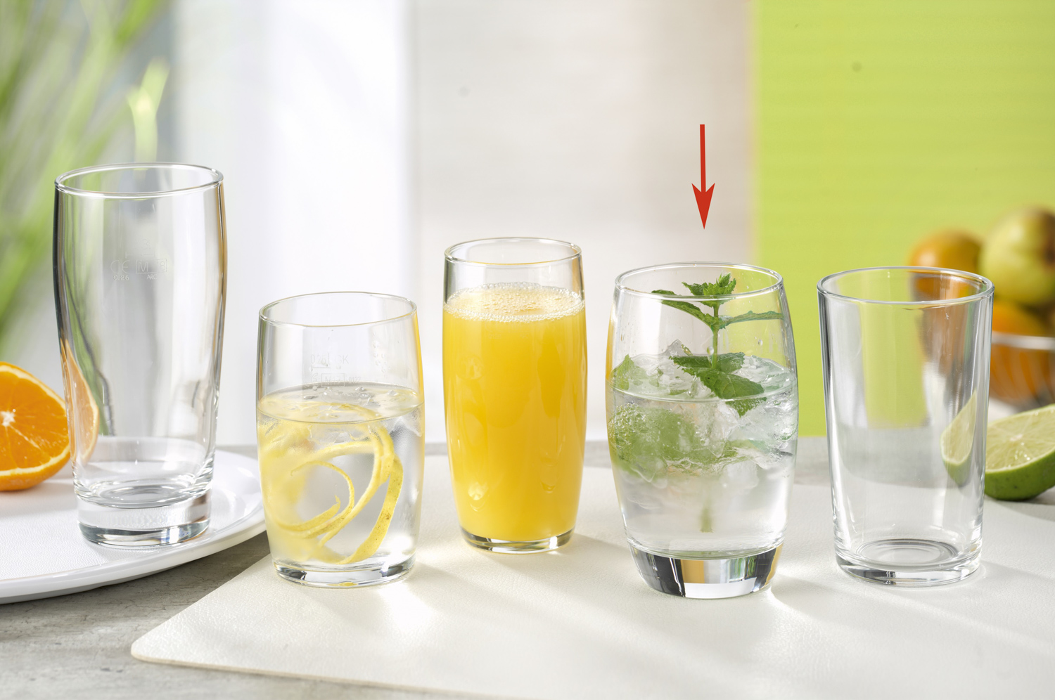 Becherglas CABERNET, Inhalt: 0,35 Liter, Höhe: 121 mm, Durchmesser: 76 mm.