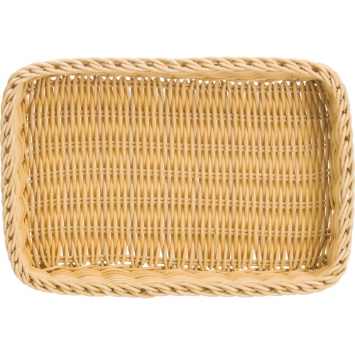 Westmark Tablett eckig, 30 x 20 x 5 cm, hellbeige