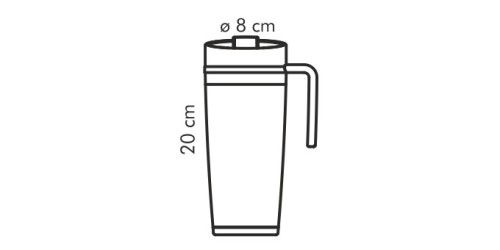 Thermobecher CONSTANT 0.4 l, aus Edelstahl
