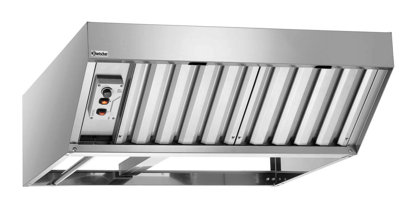 Bartscher Kondensationshaube Silversteam |Ein-/Ausschalter: Ja | Maße: 87 x 95 x 30,0 cm.Gewicht: 31,6 kg