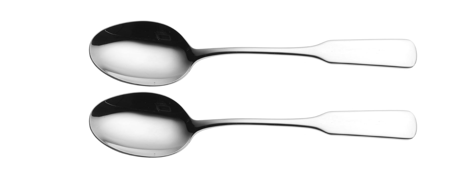 2-er Set Menülöffel Modell Michelangelo SPATEN aus Chrom-Edelstahl 18/10, hochglanzpoliert, Made in Germany. Spülmaschinengeeignet.