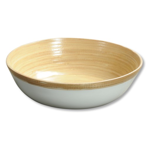 Kesper Bambusschale, d. 23 cm, weiß