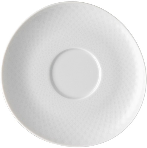 Junto Weiss von Rosenthal, Cafe au Lait Untertasse aus Porzellan