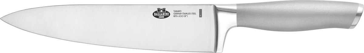 Kochmesser, 20 cm, no-color, Edelstahl, Serie: Tanaro. Marke: BALLARINI