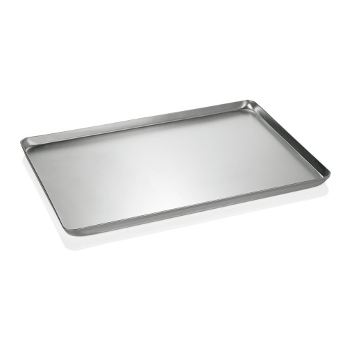 Ausstellblech, Gebeizt, Rand umgelegt, nahtlos gezogen. Material: Aluminium.