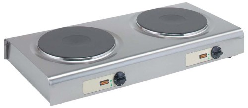 NEUMÄRKER Neumärker Doppelkochplatte 300-300 2x Ø 300 mm 910x450x140 mm