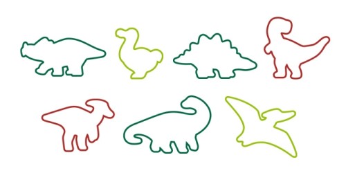 Ausstechformen Dinosaurier DELÍCIA KIDS, 7 St.