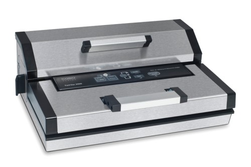 CASO FastVAC 3000 vollautomatisches Vakuumiersystem aus Edelstahl zum Vakuumieren Ihrer Lebensmittel